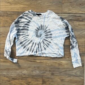 Tie-Dye Long Sleeve crop top